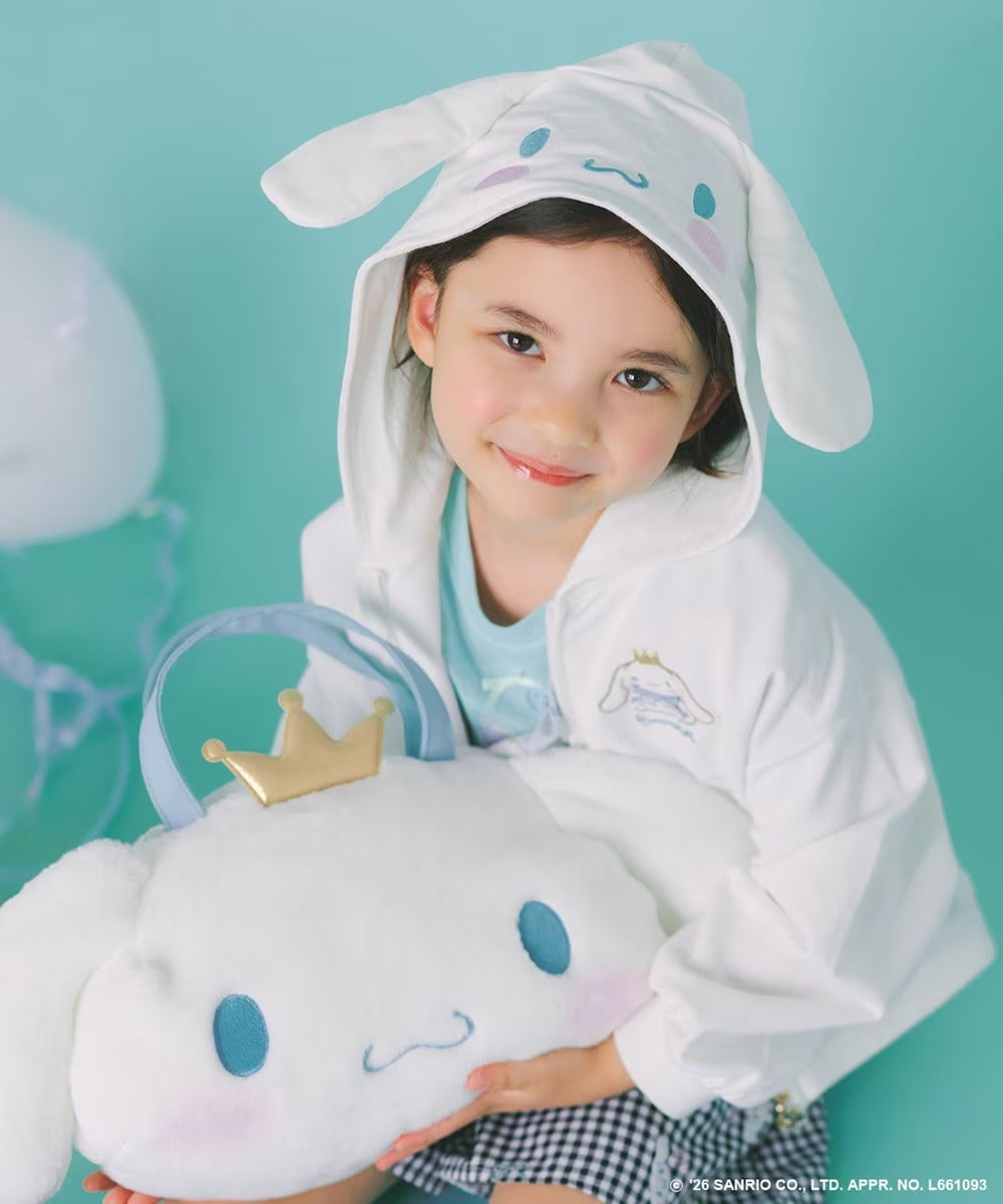 日本童裝 aF#a325 x Sanrio Cinnamoroll 可愛大耳外套 110-150cm 女童款 夏季 OUTERWEAR