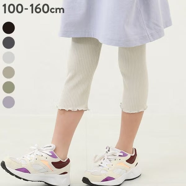 日本童裝 dev!rock 彈力緊身七分褲 100-160cm 女童款 夏季 PANTS