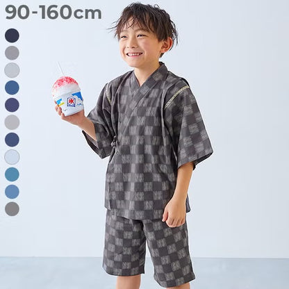 日本童裝 dev!rock 日本甚平 日本和服 90-160cm 男童款 夏季 TOPS PANTS 日本夏祭慶典特輯