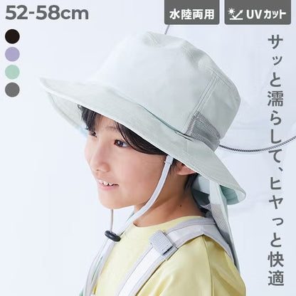 日本童裝 dev!rock 水陸兩用 防UV  漁夫帽 52-58cm 帽系列 夏日玩水泳衣特輯
