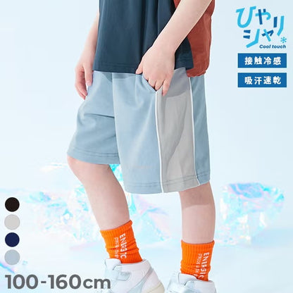 日本童裝 dev!rock 吸汗速乾 接觸冷感 運動短褲 100-160cm 男童款 夏季 PANTS