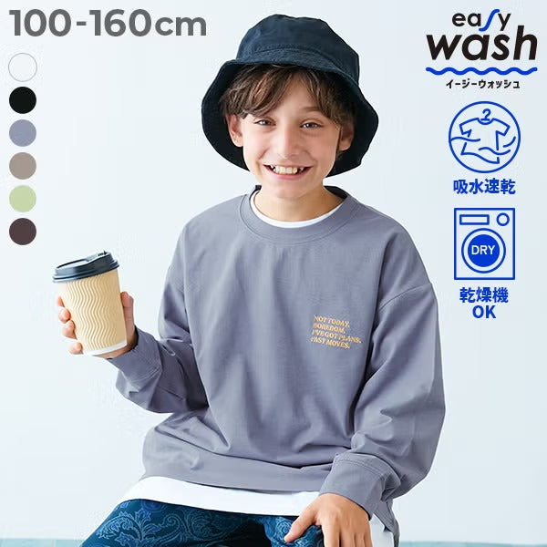 日本童裝 dev!rock 吸水速乾 抗起毛球 抗縮水 抗皺 印花上衣 100-160cm 男童款/女童款 秋季 TOPS