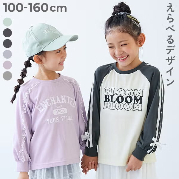 日本童裝 dev!rock 可愛肩袖上衣 100-160cm 女童款 秋季 TOPS