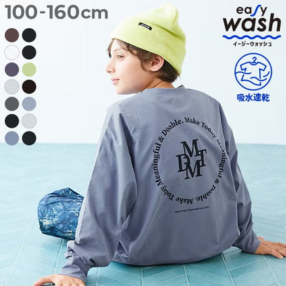日本童裝 dev!rock 吸水速乾 抗起毛球 抗縮水 抗皺 印花上衣 100-160cm 男童款/女童款 秋季 TOPS