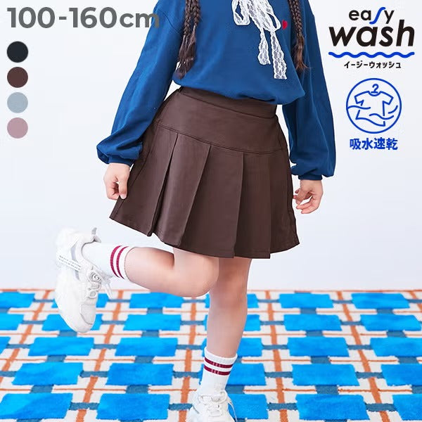 日本童裝 dev!rock 吸水速乾 抗起毛球 抗縮水 抗皺 百摺短裙 100-160cm 女童款 秋季 SKIRTS