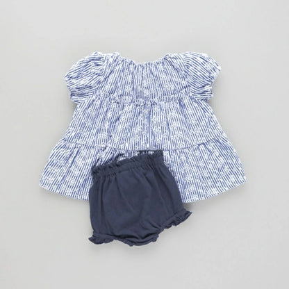 日本童裝 Branshes 蕾絲裙及短褲套裝 70-80cm 女童款 初生嬰兒 夏季 DRESSES PANTS