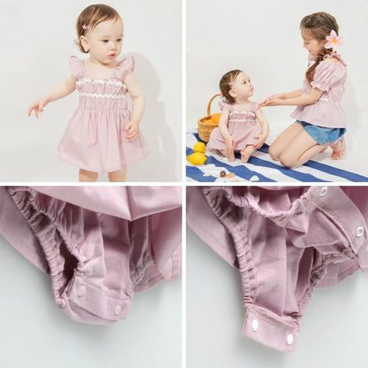 日本童裝 Branshes 吊帶連衣 70-80cm 女童款 初生嬰兒 夏季 Jumpsuit