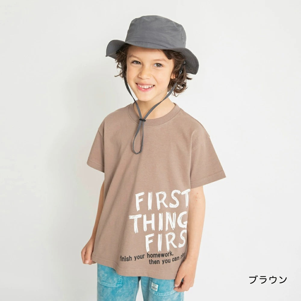 日本童裝 Branshes 印花短袖上衣 80-150cm 男童款 夏季 TOPS