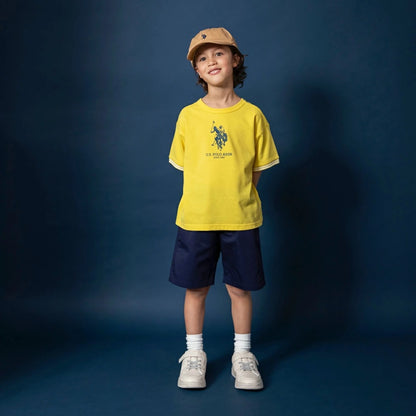 日本童裝 Branshes 【U.S. POLO ASSN.】斜紋短褲 90-150cm 男童款 夏季 PANTS