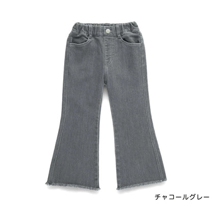 日本童裝 Branshes 流蘇喇叭牛仔褲 90-150cm 女童款 夏季 PANTS