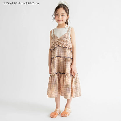 日本童裝 Branshes 吊帶連身裙 90-150cm 女童款 夏季 DRESSES