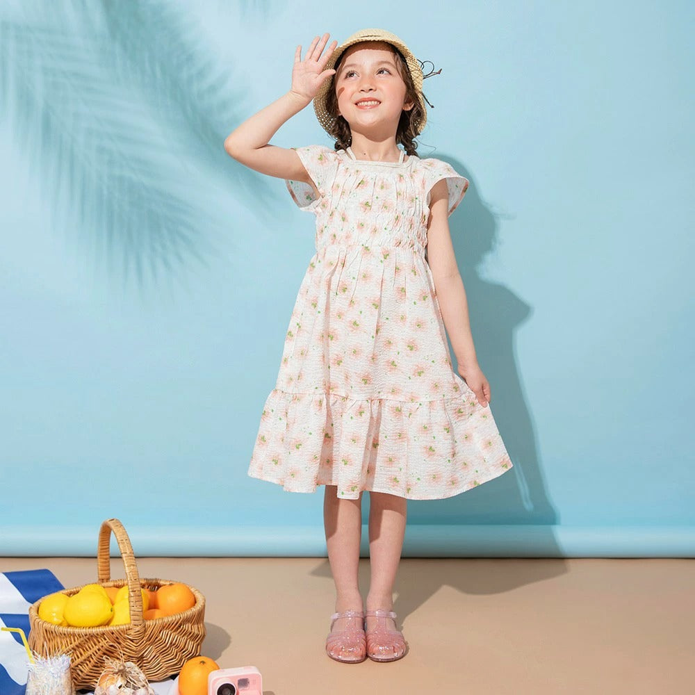 日本童裝 Branshes 碎花連身裙 80-150cm 女童款 夏季 DRESSES