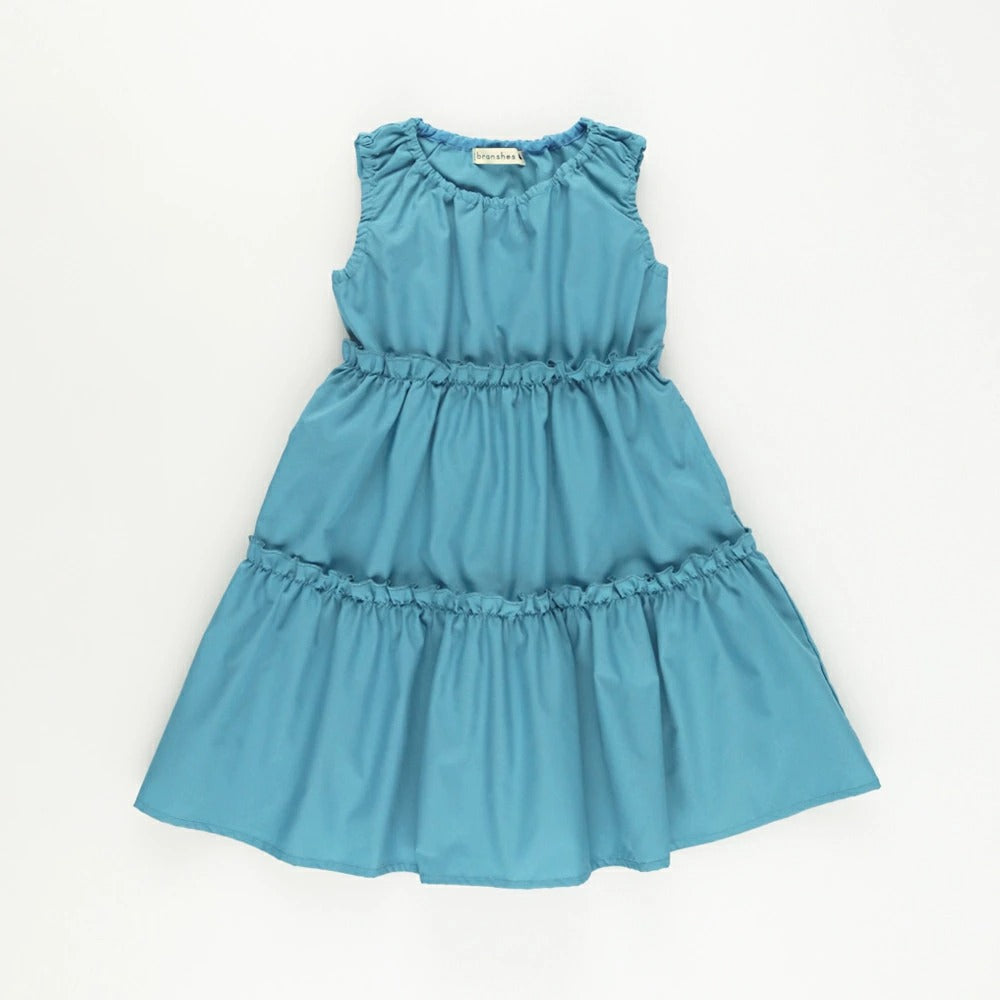 日本童裝 Branshes 接觸冷感 背心連身裙 80-150cm 女童款 夏季 DRESSES