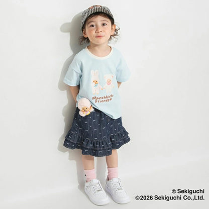 日本童裝 Branshes x monchhichi 印花上衣 80-150cm 男童款/女童款 夏季 TOPS