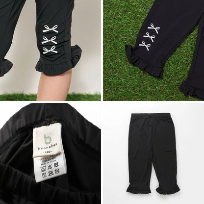 日本童裝 Branshes 接觸冷感 防UV 荷葉邊印花短褲 80-130cm 女童款 夏季 PANTS