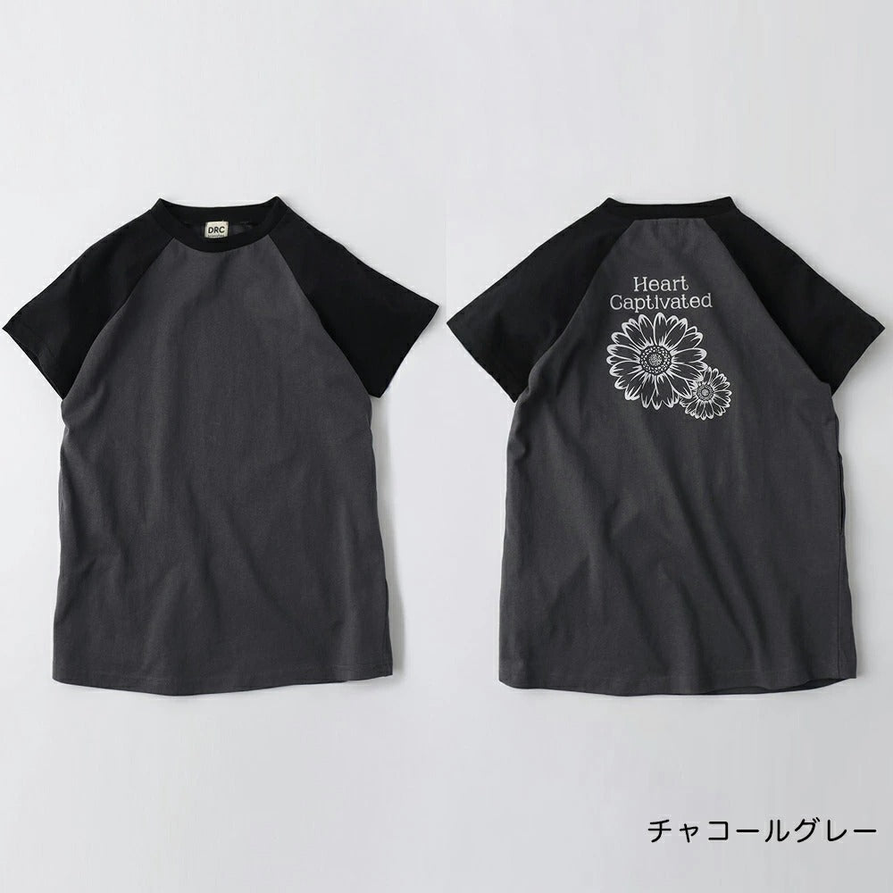 日本童裝 Branshes 插肩短袖連身裙 100-150cm 女童款 夏季 DRESSES