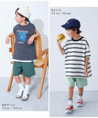 日本童裝 dev!rock 彈性斜紋短褲 80-160cm 男童款/女童款 PANTS 夏季