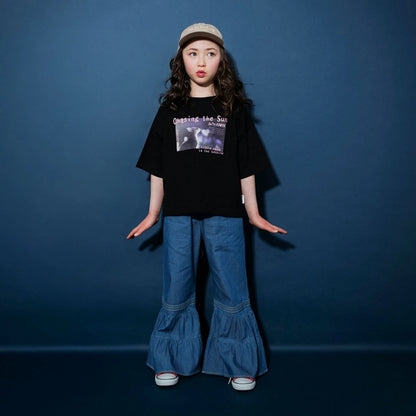日本童裝 Branshes【Ou? by EDWIN】印花短袖上衣 90-150cm 女童款 夏季 PANTS