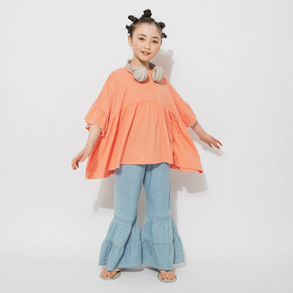 日本童裝 Branshes【Ou? by EDWIN】寬鬆上衣 90-150cm 女童款 夏季 TOPS