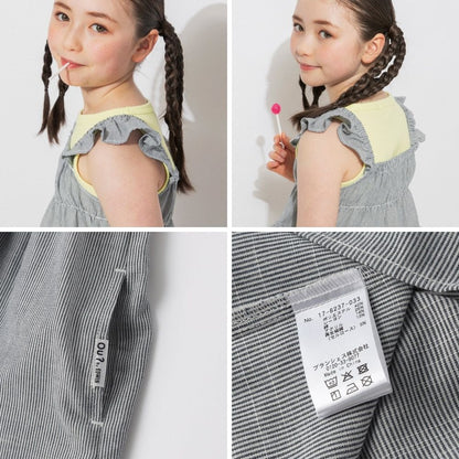 日本童裝 Branshes【Ou? by EDWIN】荷葉邊連身裙 90-150cm 女童款 夏季 DRESSES