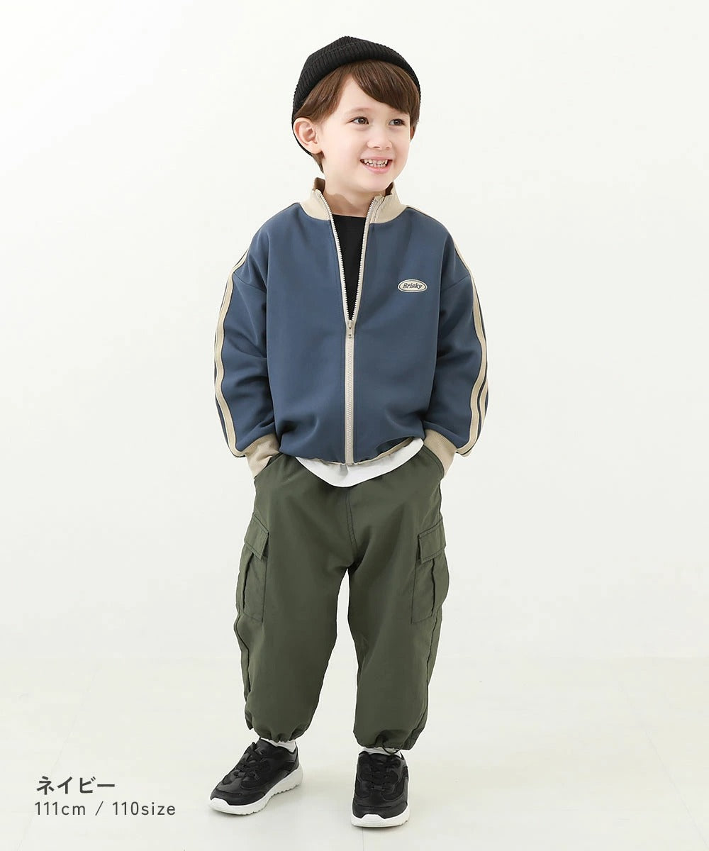 日本童裝 dev!rock 側條紋拉鍊外套 100-160cm 男童款/女童款 OUTERWEAR 春季