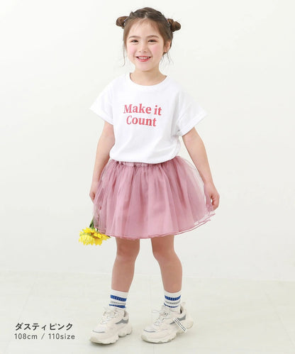 日本童裝 dev!rock 飄逸薄紗短裙 80-140cm 女童款 夏季 SKIRTS