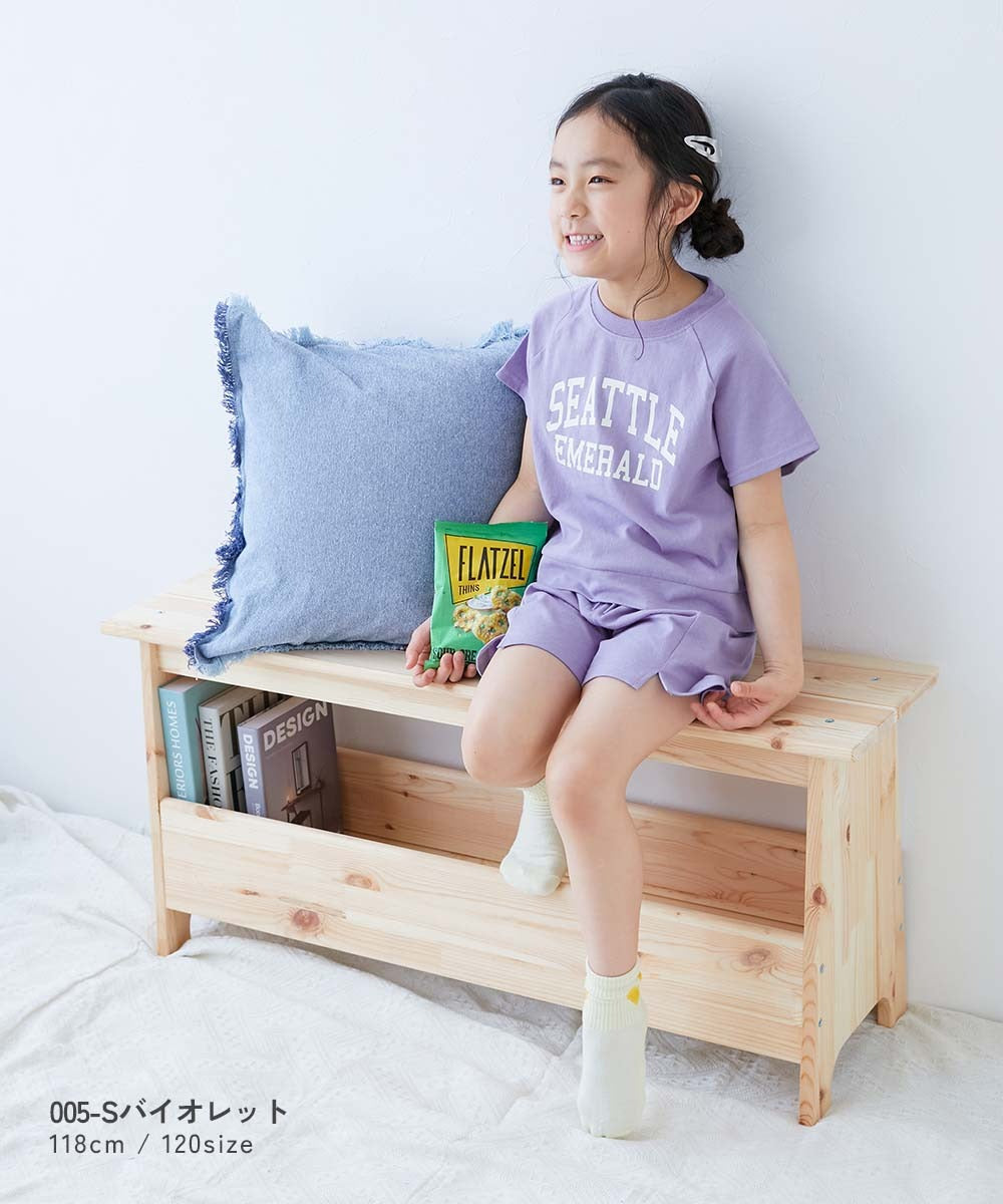 日本童裝 dev!rock 休閒兩件套裝 100-160cm 女童款 夏季 TOPS PANTS