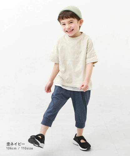 日本童裝 dev!rock 羅紋七分褲 80-160cm 男童款/女童款 PANTS 夏季