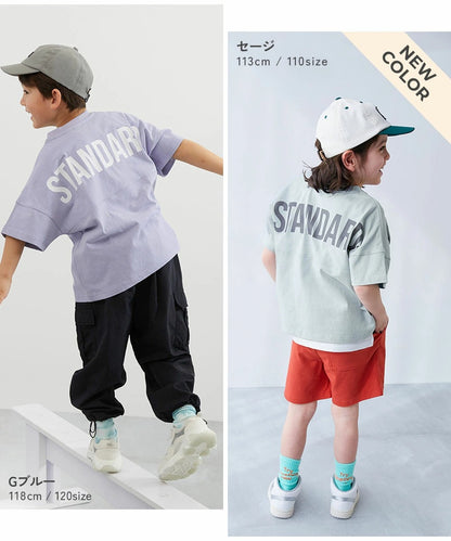 日本童裝 dev!rock 耐穿 耐洗不易變形 字母印花短袖上衣 80-160cm 男童款/女童款 TOPS 夏季