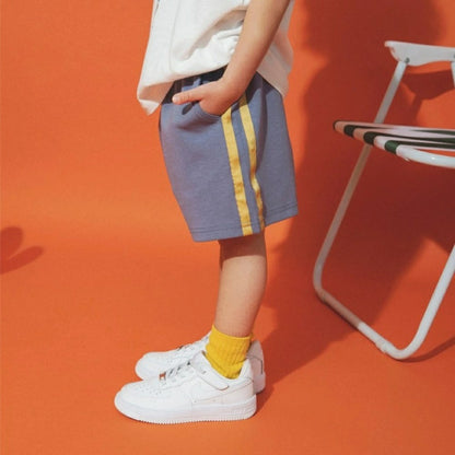 日本童裝 Branshes【aBity select.】側條紋運動短褲 90-130cm 男童款/女童款 夏季 PANTS