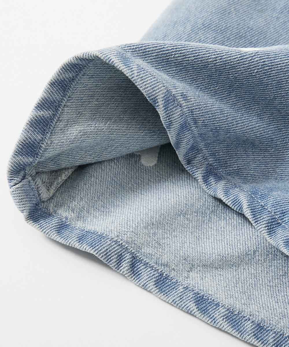 日本童裝 dev!rock 愛心花朵刺繡牛仔短褲 100-160cm 女童款 夏季 PANTS