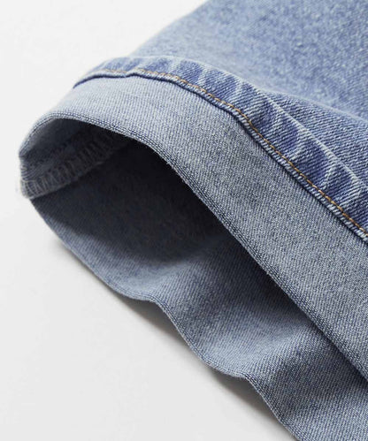 日本童裝 dev!rock 高腰荷葉邊牛仔短褲 100-160cm 女童款 夏季 PANTS