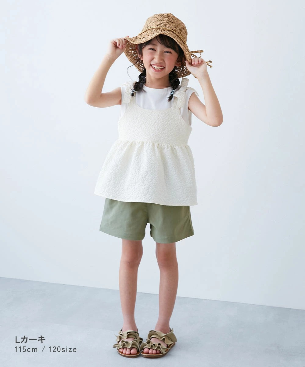 日本童裝 dev!rock 斜紋短褲 100-160cm 女童款 夏季 PANTS