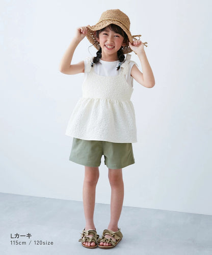 日本童裝 dev!rock 斜紋短褲 100-160cm 女童款 夏季 PANTS