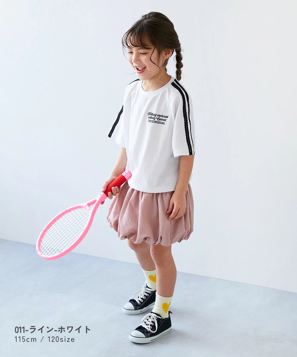 日本童裝 dev!rock 印花短袖上衣 100-160cm 女童款 夏季 TOPS