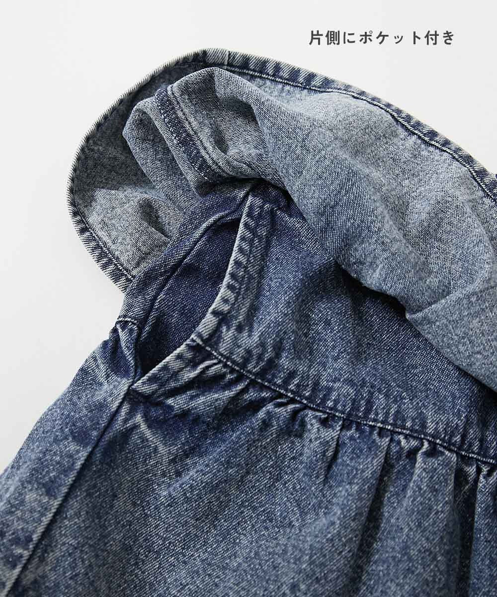 日本童裝 dev!rock 蛋糕層疊牛仔裙褲 100-160cm 女童款 PANTS 夏季