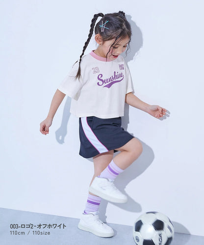 日本童裝 dev!rock 印花短袖上衣 100-160cm 女童款 夏季 TOPS