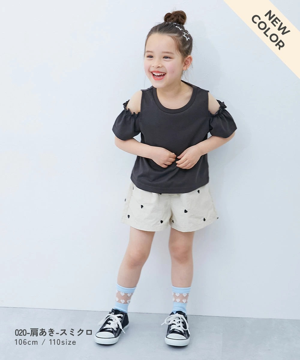 日本童裝 dev!rock 荷葉邊上衣 100-160cm 女童款 夏季 TOPS