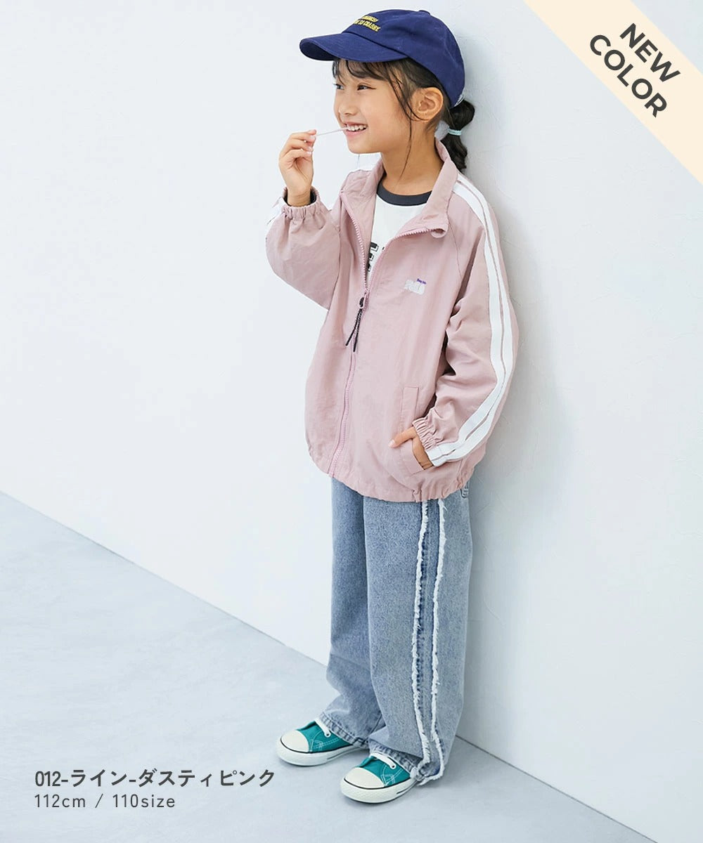 Japanese children's clothing dev!rock waterproof series stand collar thin jacket 100-160cm boys/girls spring and summer outerwear