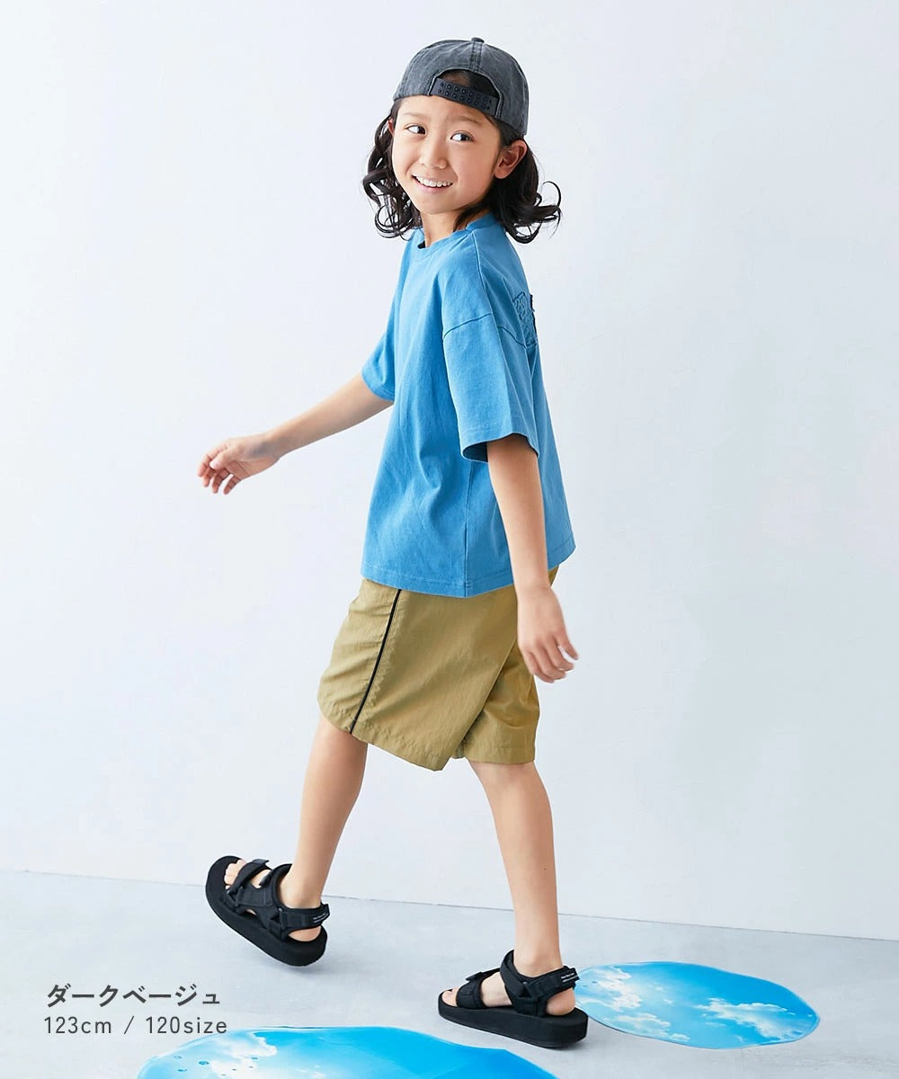 Japanese children's clothing dev!rock waterproof series stand collar thin jacket 100-160cm boys/girls spring and summer outerwear