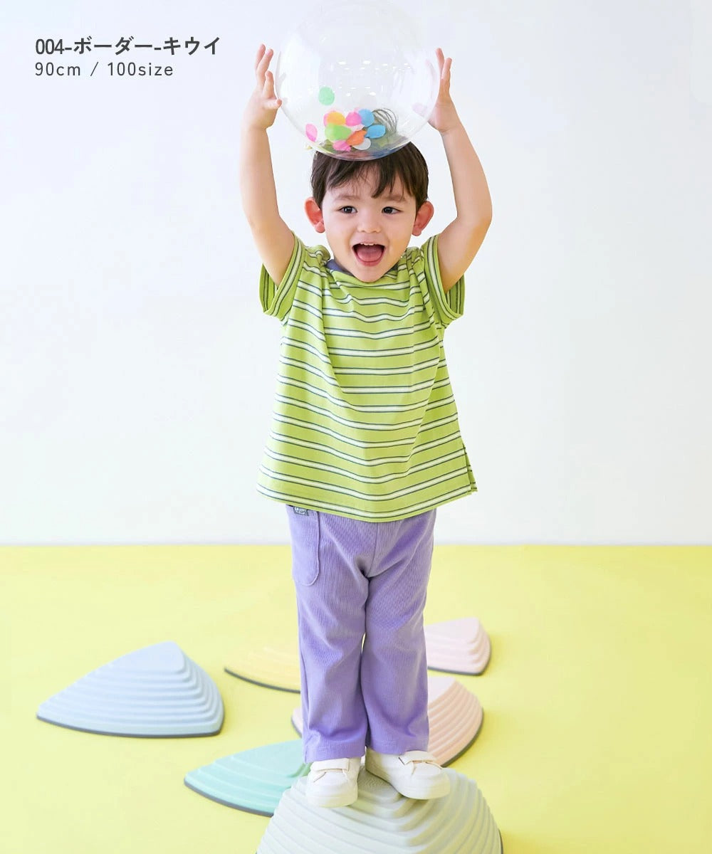 日本童裝 dev!rock 2Way 前後兩著 方便孩子自己換衣服 全印花短袖上衣 80-130cm 男童款/女童款 TOPS 夏季