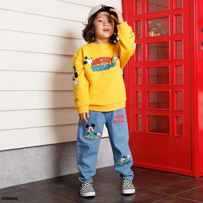 日本童裝 BDL x Disney 牛仔長褲 80-140cm 男童款 夏季 PANTS