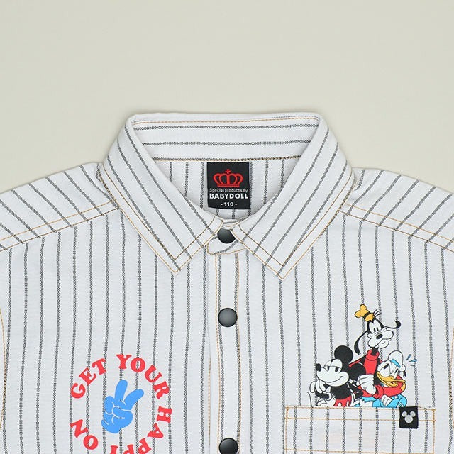 Japanese BDL x Disney parent-child print tops (80-150cm) for boys and girls (summer TOPS) 