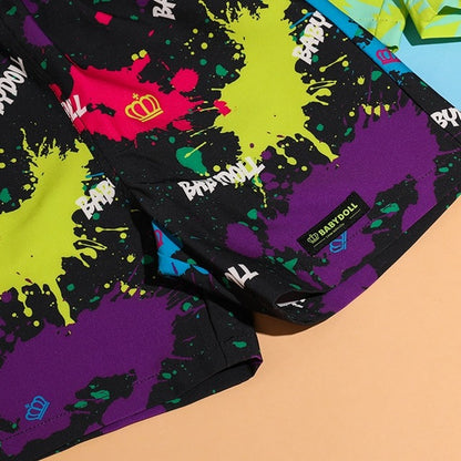 Japanese BDL x Disney parent-child print tops (80-150cm) for boys and girls (summer TOPS) 