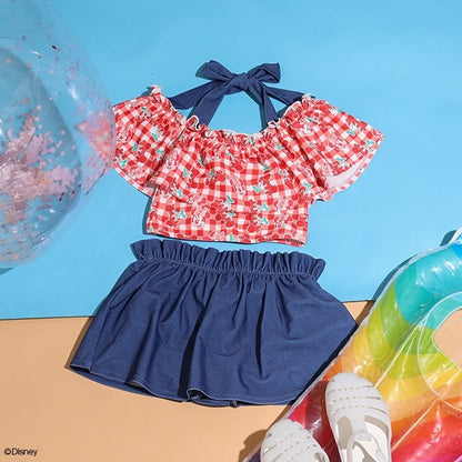 Japanese BDL x Disney parent-child print tops (80-150cm) for boys and girls (summer TOPS) 