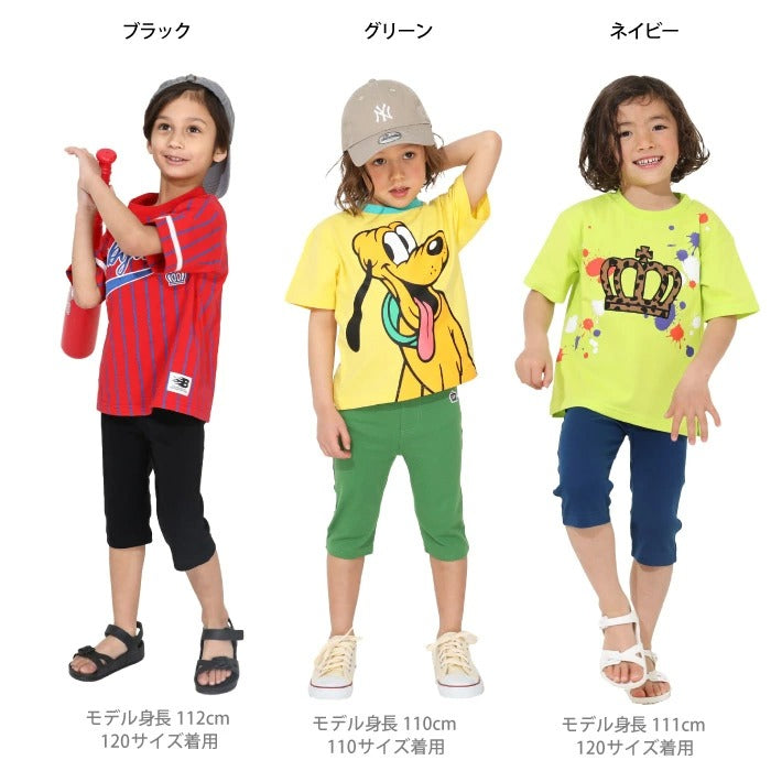 Japanese BDL x Disney parent-child print tops (80-150cm) for boys and girls (summer TOPS) 