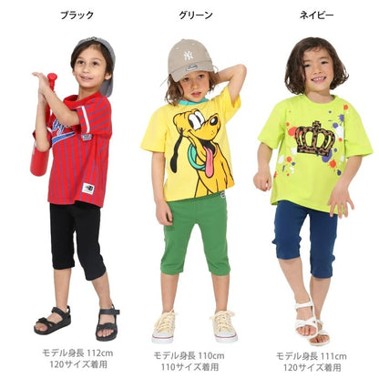 Japanese BDL x Disney parent-child print tops (80-150cm) for boys and girls (summer TOPS) 