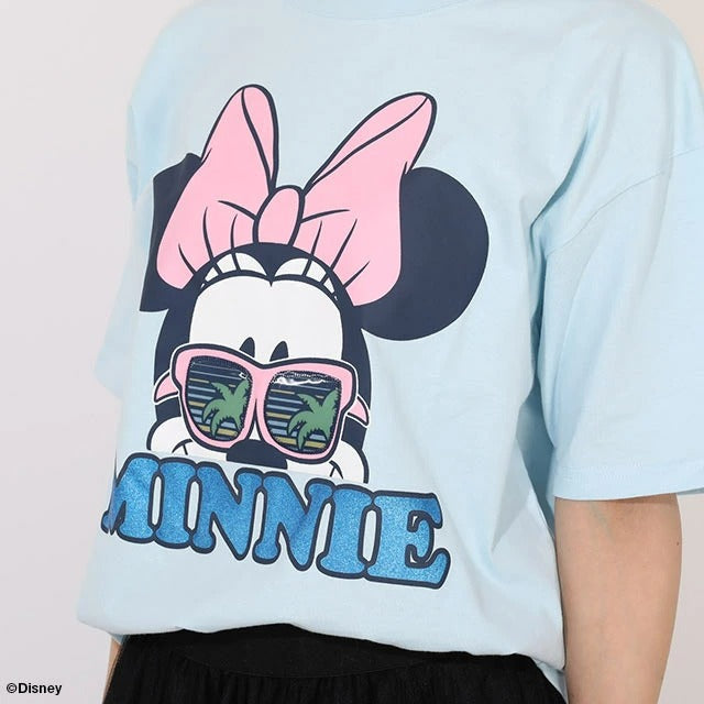Japanese BDL x Disney parent-child print tops (80-150cm) for boys and girls (summer TOPS) 