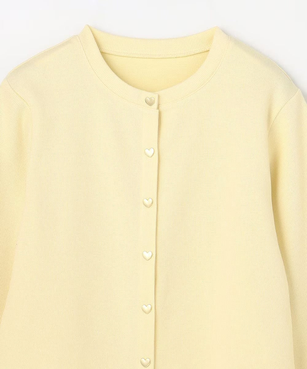 日本童裝 aF#a325 心型扣針織外套 90-150cm 女童款 春季 OUTERWEAR