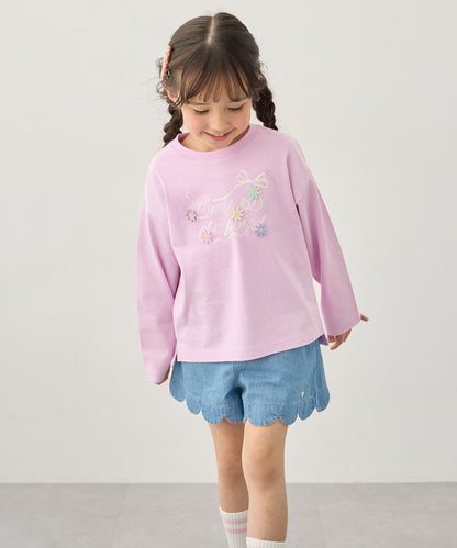 日本童裝 aF#a325 波浪邊短褲 100-150cm 女童款 夏季 PANTS